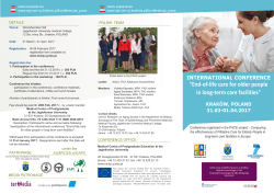 INTERNATIONAL CONFERENCE "End-of