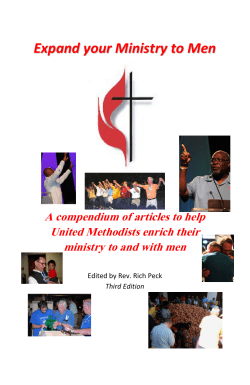 Expand your ministry to men