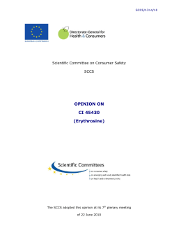 erythrosine - European Commission