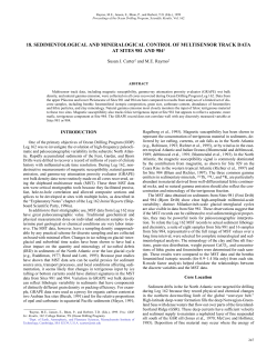 Sedimentological and mineralogical control of multi