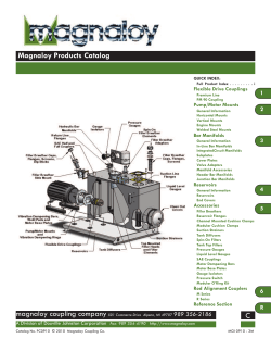 Pump/Motor Mounts