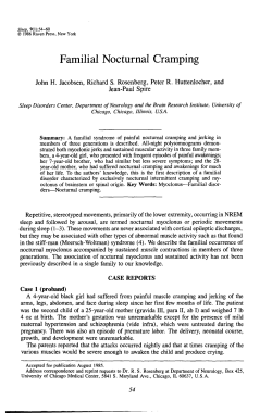 Familial Nocturnal Cramping