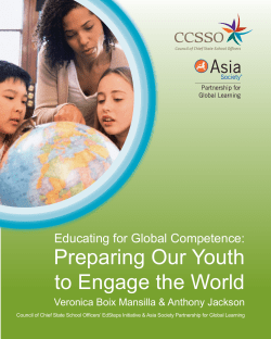 Global Competence: Preparing Our Youth to Engage