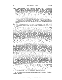 316 THE KING V. LUFFE Saturday, Jan. 31st, 1807. 1. An order of