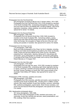 Returned Services League of Australia. South Australian Branch