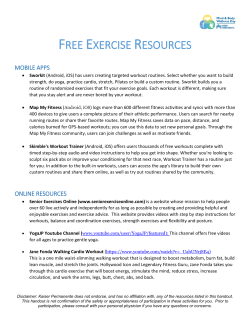 Free Exercises PDF - Mind Body Wellness Day