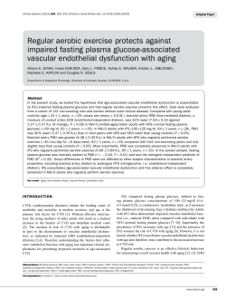 Regular aerobic exercise protects against