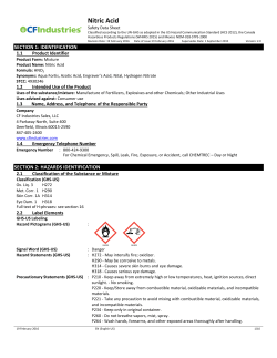 Nitric Acid - CF Industries