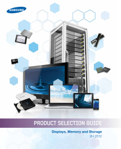 Displays, Memory and Storage