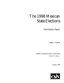 The 1998 Mexican State Elections