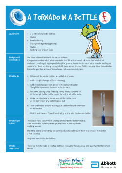 a Tornado in a BoTTle - Discover Primary Science
