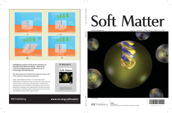 www.rsc.org/softmatter Volume 8 | Number 48 | 28 December 2012