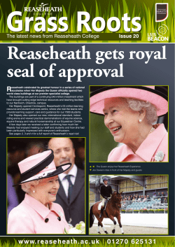 Reaseheath gets royal seal of approval