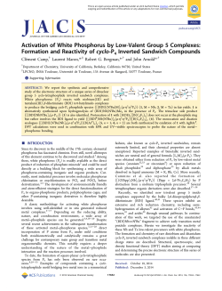 Activation of White Phosphorus by Low
