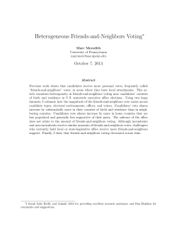 Heterogeneous Friends-and-Neighbors Voting