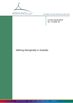 PDF 462KB - Parliament of Australia