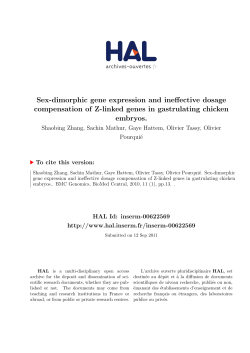 Sex-dimorphic gene expression and ineffective dosage