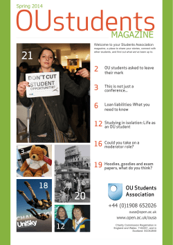 Spring 2014 - The Open University