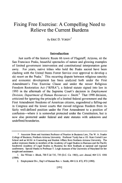 Fixing Free Exercise: A Compelling Need to