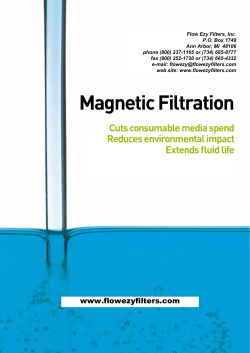 Magnetic Filtration