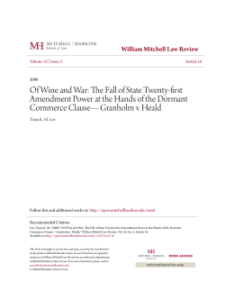 The Fall of State Twenty-first Amendment Power at the Hands of