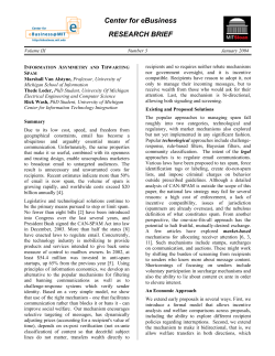 Information Asymmetry and Thwarting Spam
