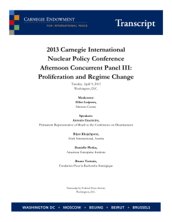 Proliferation and Regime Change