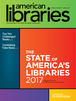 State of America`s Libraries Report