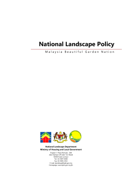 National Landscape Policy