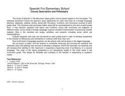 Elementary Curriculum