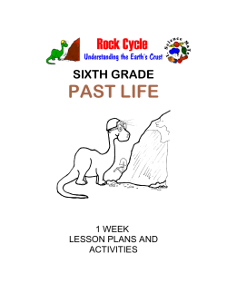 SIXTH GRADE PAST LIFE - Math/Science Nucleus