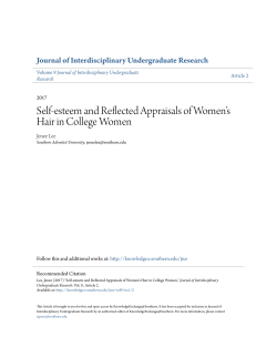 Self-esteem and Reflected Appraisals of Women`s Hair in College