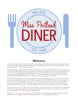 See our menu - Miss Portland Diner