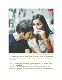 5 Habits of Couples Who Don`t Get Jealous