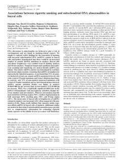 Associations between cigarette smoking and