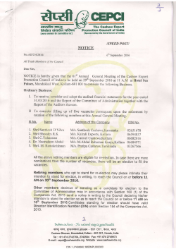 ffirruGfpgl - The Cashew Export Promotion Council Of India