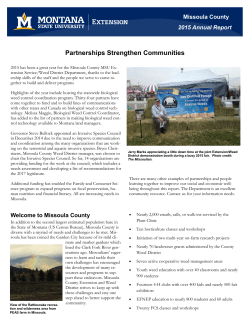 Missoula - Montana State University Extension