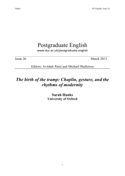 Postgraduate English - Durham University Community