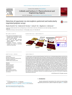 Detection of aspartame via microsphere
