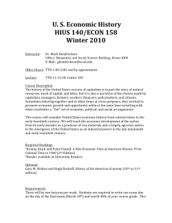 HIUS 140 - Winter 2010 - UCSD Department of History