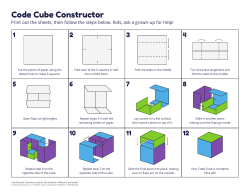 Code Cube Constructor - Kirby