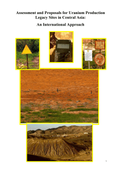 Assessment and Proposals for Uranium Production