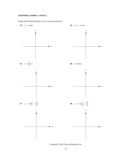 63 Graph each defined function over a one
