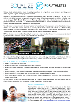 BET Flyer for Athletes.pages