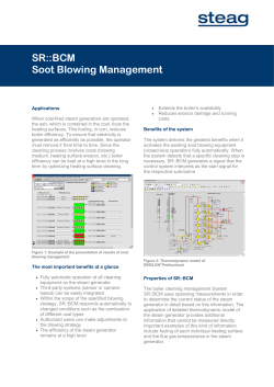 SR::BCM Soot Blowing Management
