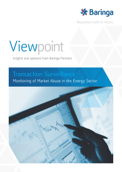 Transaction Surveillance