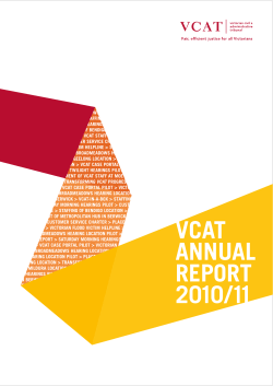 Annual Report 2010-2011 (PDF 2MB) (68 pages)