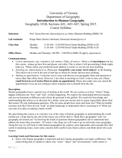 Introduction to Human Geography
