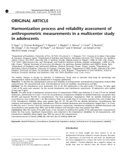 ORIGINAL ARTICLE Harmonization process and