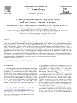 A deletion and point mutation study of the human